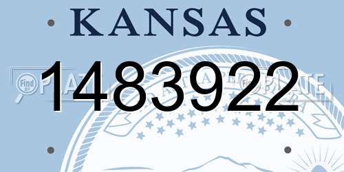 1483922 Kansas License Plate