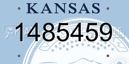 1485459 Kansas License Plate