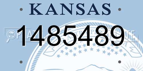 1485489 Kansas License Plate