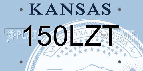 150LZT Kansas License Plate