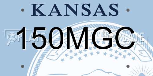 150MGC Kansas License Plate