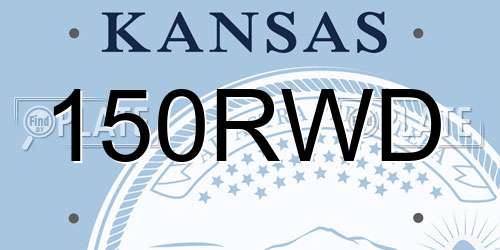 150RWD Kansas License Plate