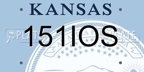 151IOS Kansas License Plate