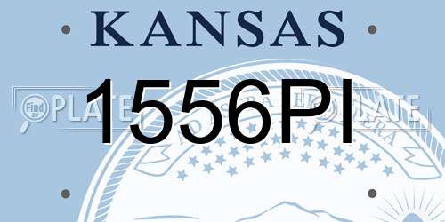 1556PI Kansas License Plate
