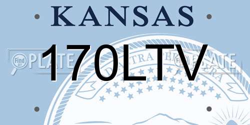 170LTV Kansas License Plate