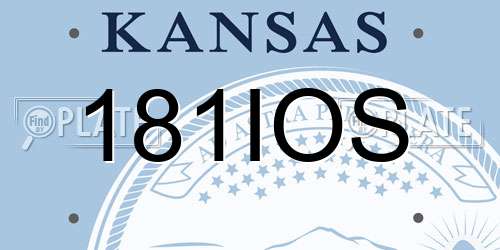 181IOS Kansas License Plate