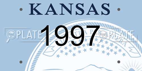 1997 Kansas License Plate