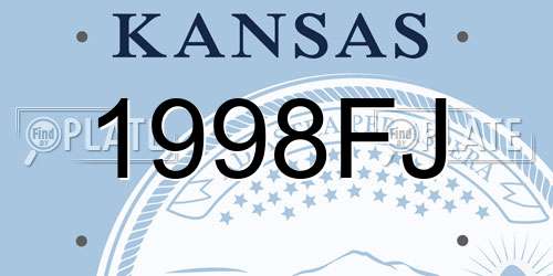 1998FJ Kansas License Plate