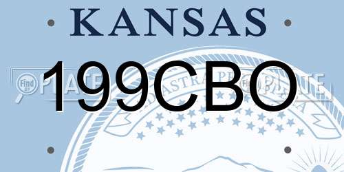 199CBO Kansas License Plate