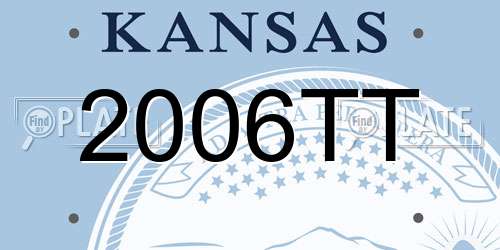 2006TT Kansas License Plate