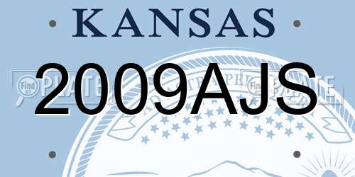 2009AJS Kansas License Plate