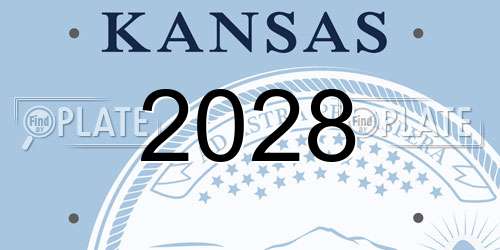 2028 Kansas License Plate