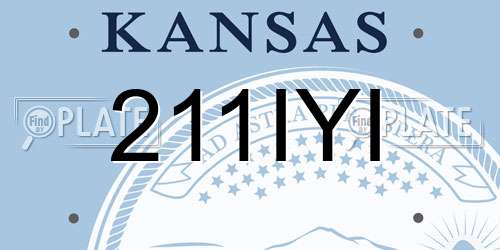 211IYI Kansas License Plate