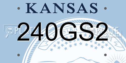 240GS2 Kansas License Plate