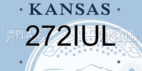 272IUL Kansas License Plate