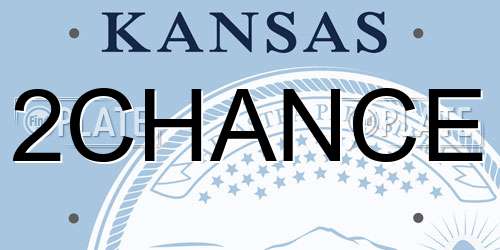 2CHANCE Kansas License Plate