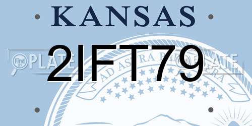 2IFT79 Kansas License Plate