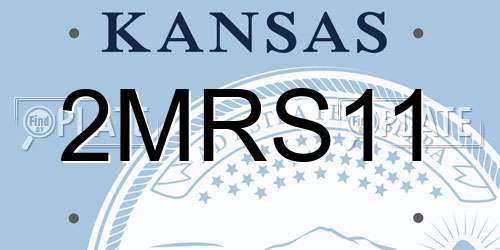 2MRS11 Kansas License Plate