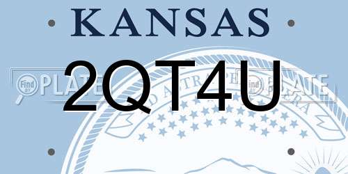 2QT4U Kansas License Plate