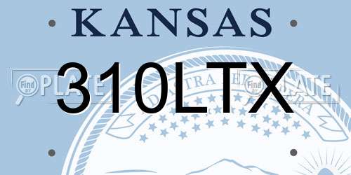 310LTX Kansas License Plate