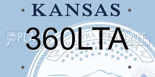 360LTA Kansas License Plate