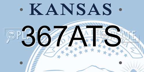 367ATS Kansas License Plate