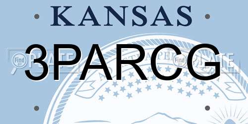 3PARCG Kansas License Plate