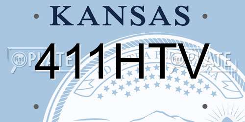 411HTV Kansas License Plate