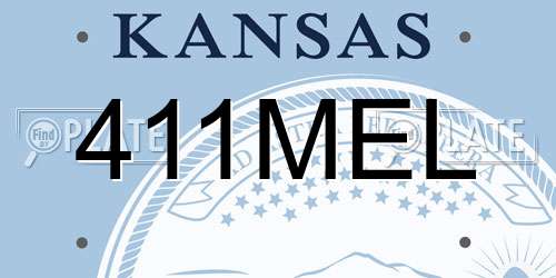 411MEL Kansas License Plate