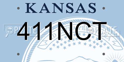 411NCT Kansas License Plate