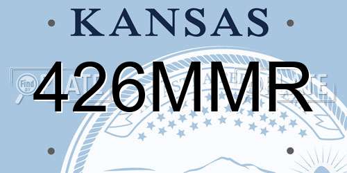 426MMR Kansas License Plate