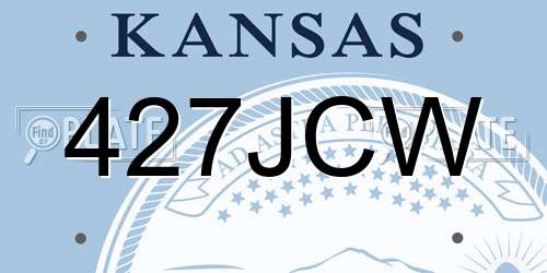 427JCW Kansas License Plate