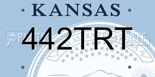 442TRT Kansas License Plate
