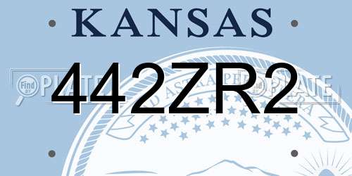 442ZR2 Kansas License Plate
