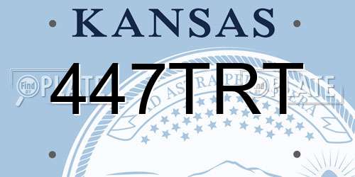 447TRT Kansas License Plate