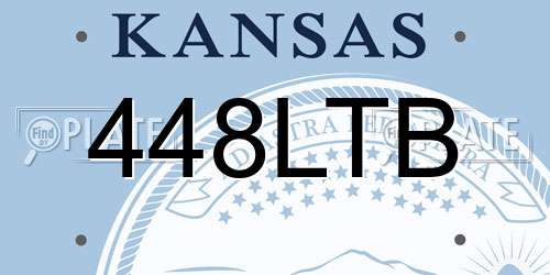 448LTB Kansas License Plate