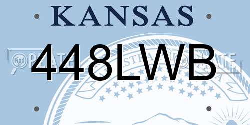 448LWB Kansas License Plate