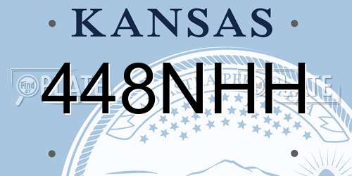 448NHH Kansas License Plate
