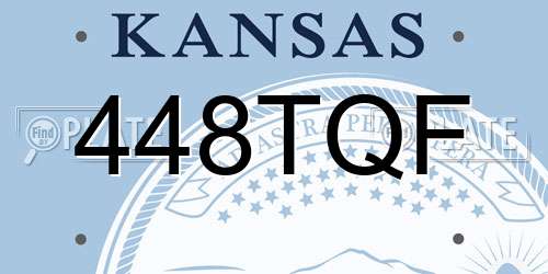 448TQF Kansas License Plate