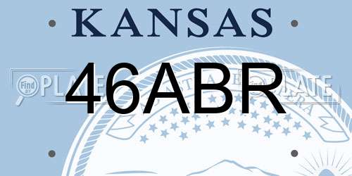 46ABR Kansas License Plate
