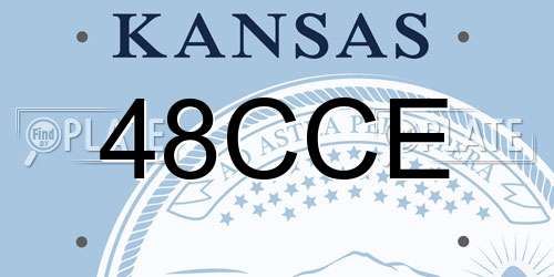 48CCE Kansas License Plate