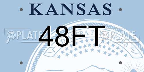 48FT Kansas License Plate