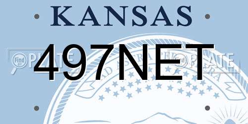 497NET Kansas License Plate