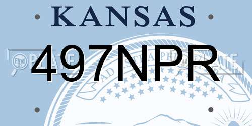 497NPR Kansas License Plate