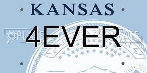 4EVER Kansas License Plate