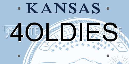 4OLDIES Kansas License Plate