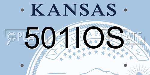 501IOS Kansas License Plate