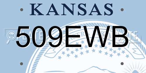 509EWB Kansas License Plate