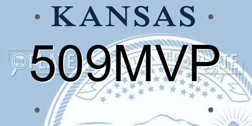 509MVP Kansas License Plate