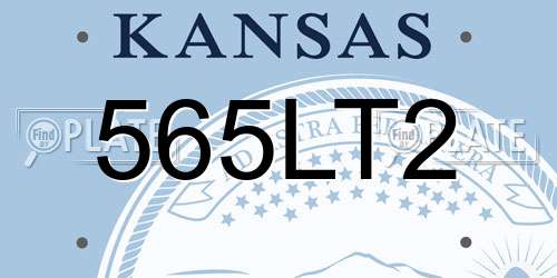 565LT2 Kansas License Plate